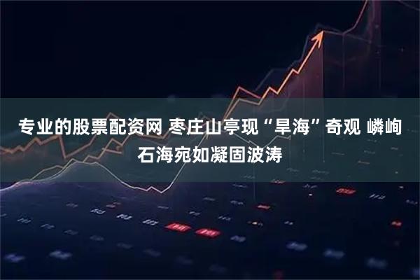 专业的股票配资网 枣庄山亭现“旱海”奇观 嶙峋石海宛如凝固波涛